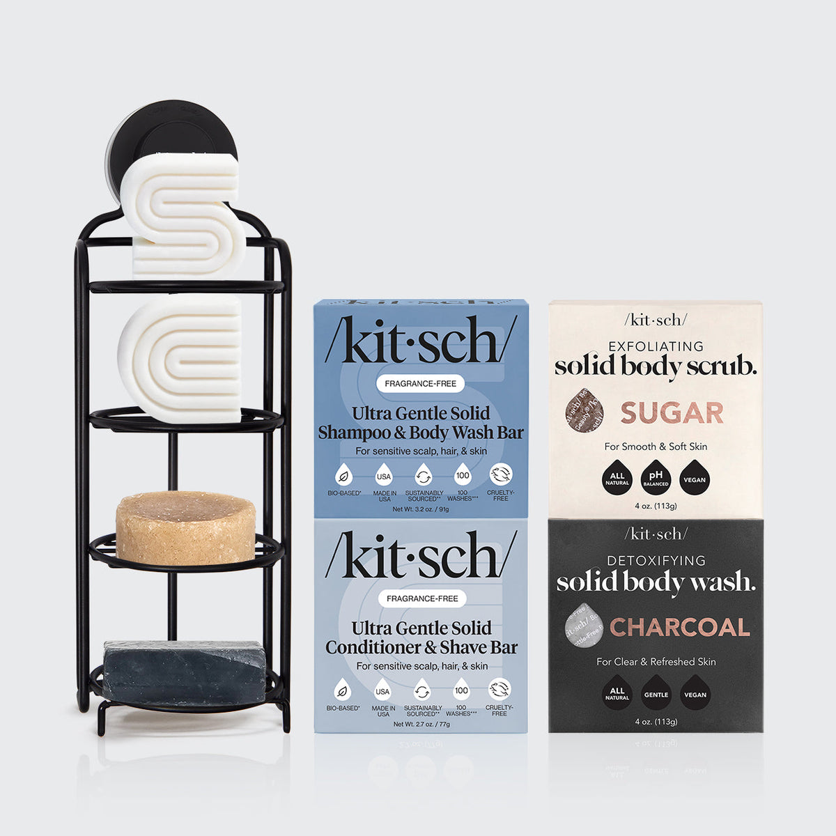 Build Your Own Shampoo & Conditioner with FREE Self-Draining Shower Caddy