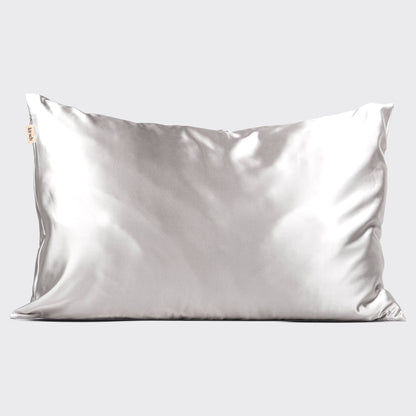 Satin Pillowcase in Silver 4 Pack