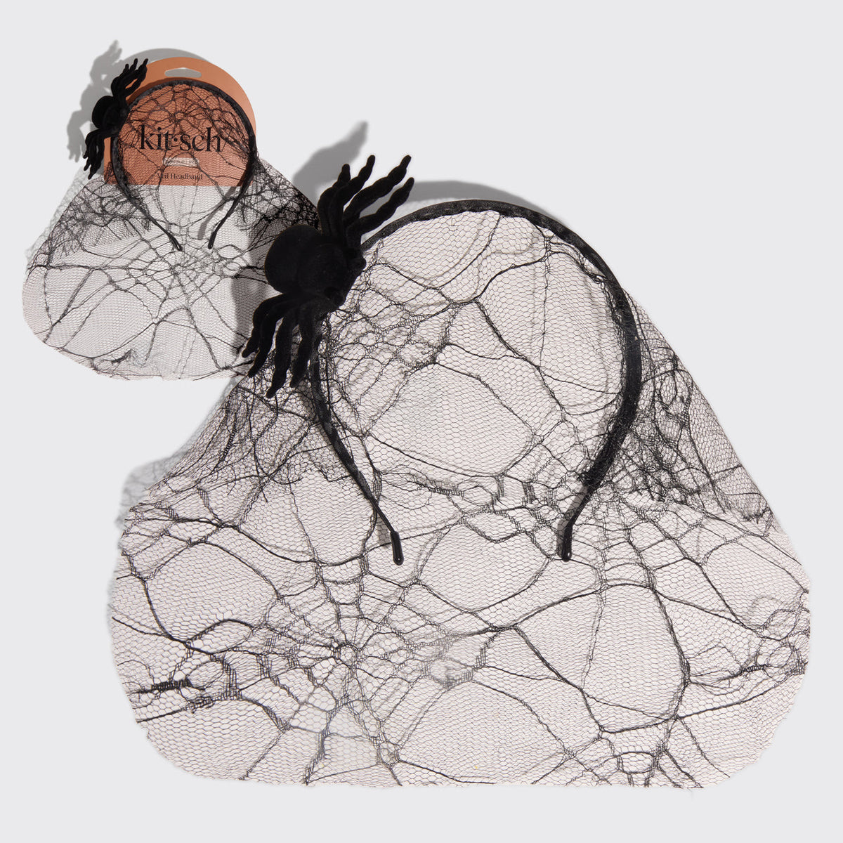 Spiderweb Veil Headband