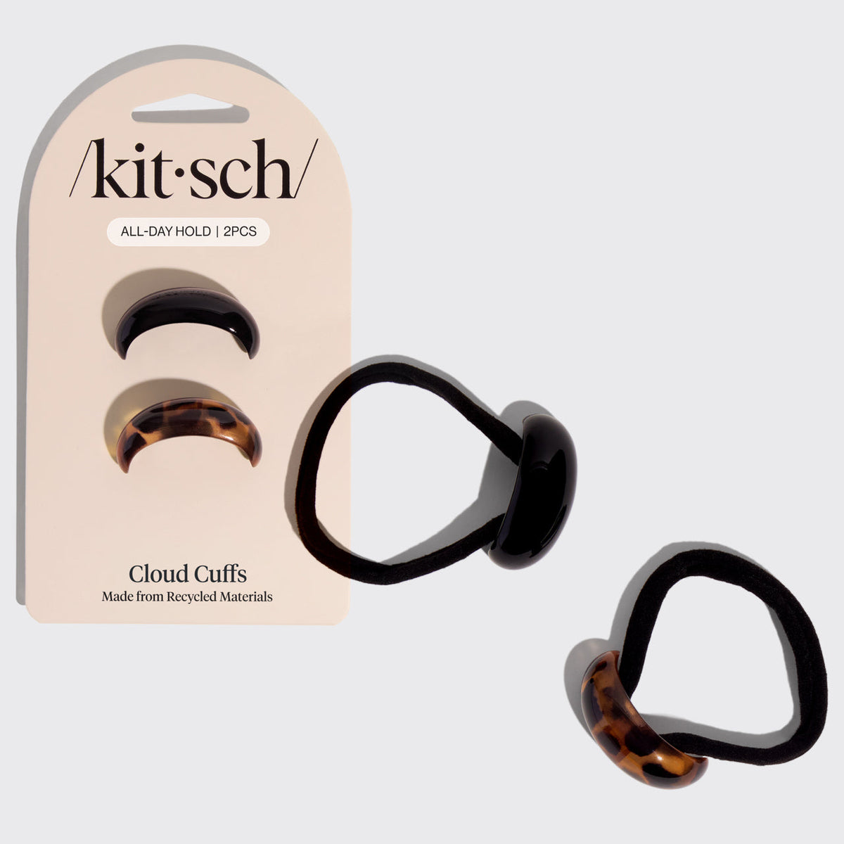Black & Tort Cloud Cuffs - Small