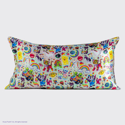 Lisa Frank x Kitsch Satin Pillowcase in The Fantastic World of Lisa Frank 4 Pack - King