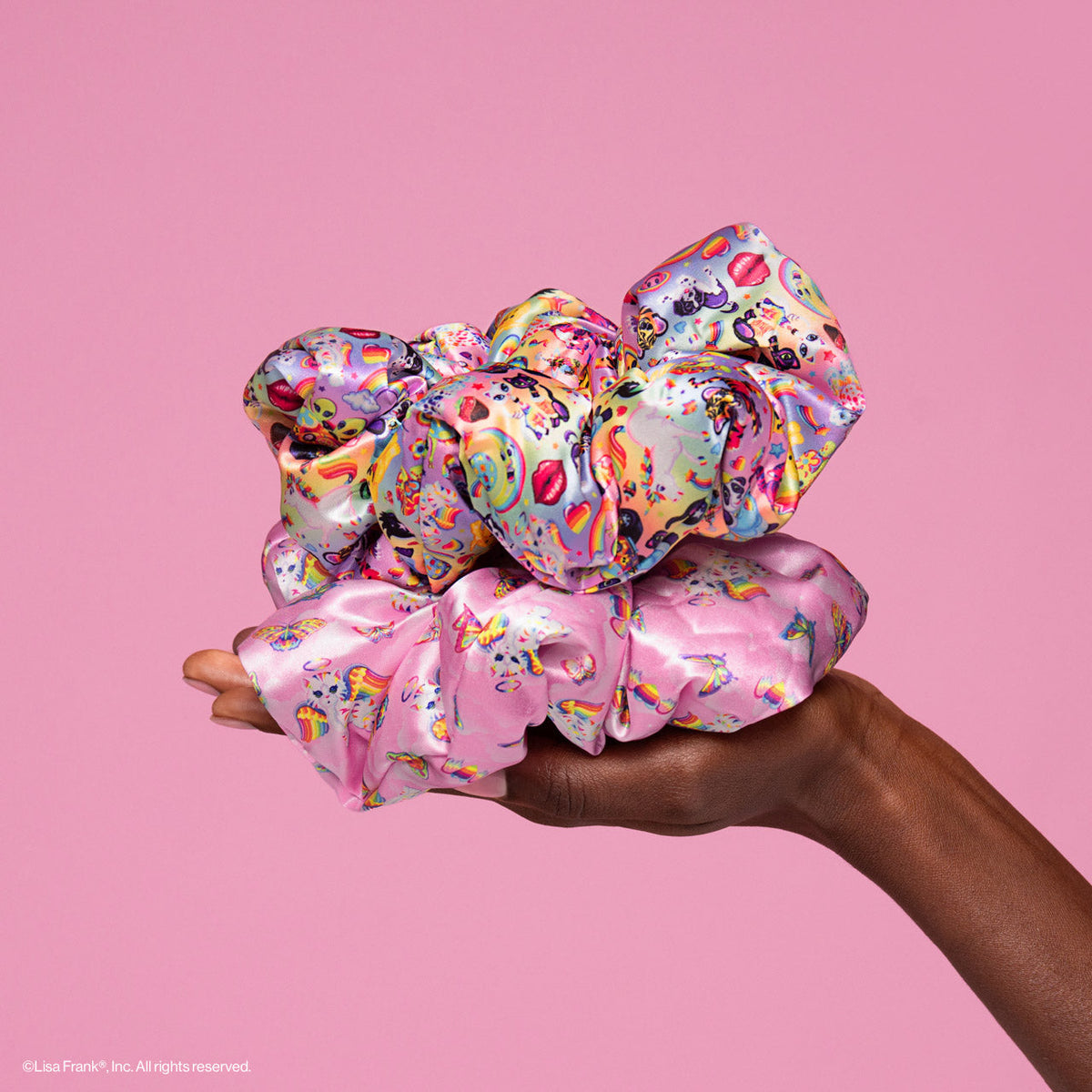 Lisa Frank x Kitsch Satin Pillow Scrunchies® in The Fantastic World of Lisa Frank