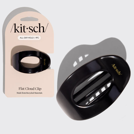 Black Flat Cloud Clip - Small