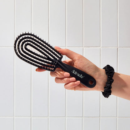 Black Detangling Flexi Brush