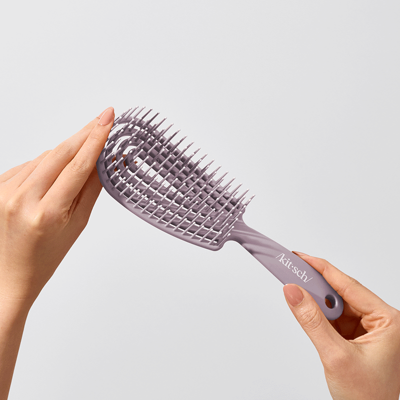Soft Violet Detangling Flexi Brush