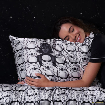 Star Wars™ & Kitsch Satin Pillowcase in Darth Vader & Stormtroopers 4 Pack