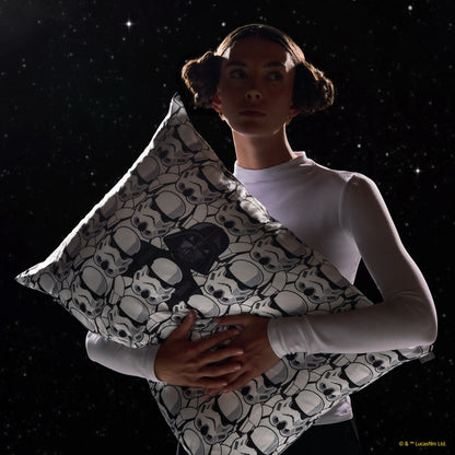 Star Wars™ & Kitsch Satin Pillowcase in Darth Vader & Stormtroopers