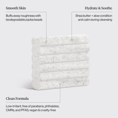 Jojoba Bead Exfoliating Body Wash Bar