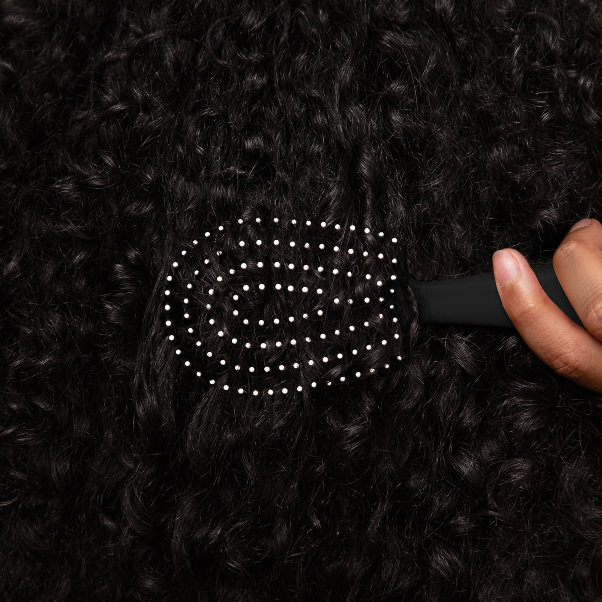 Black Detangling Flexi Brush - Mini