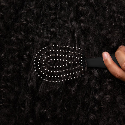 Black Detangling Flexi Brush - Mini