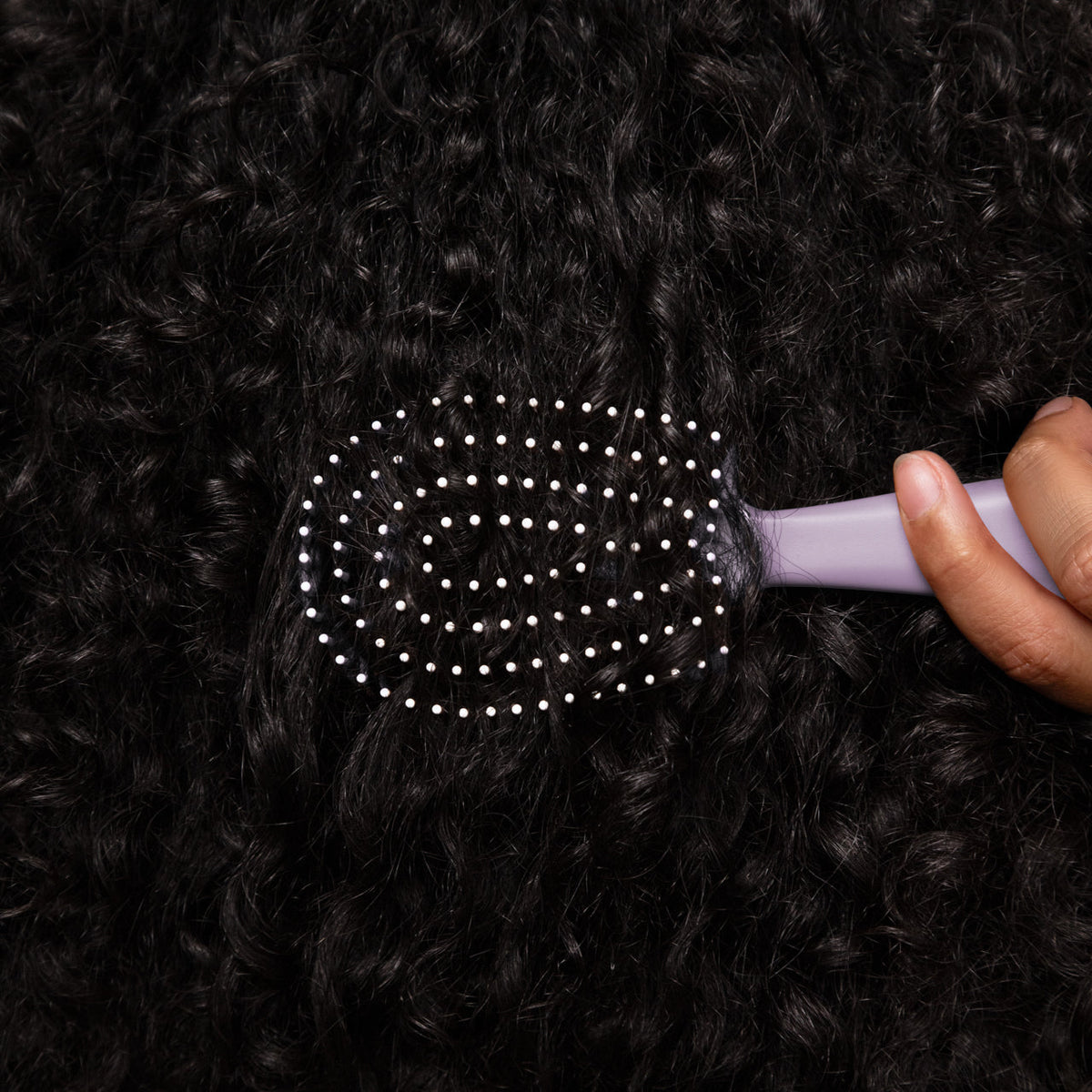Soft Violet Detangling Flexi Brush - Mini