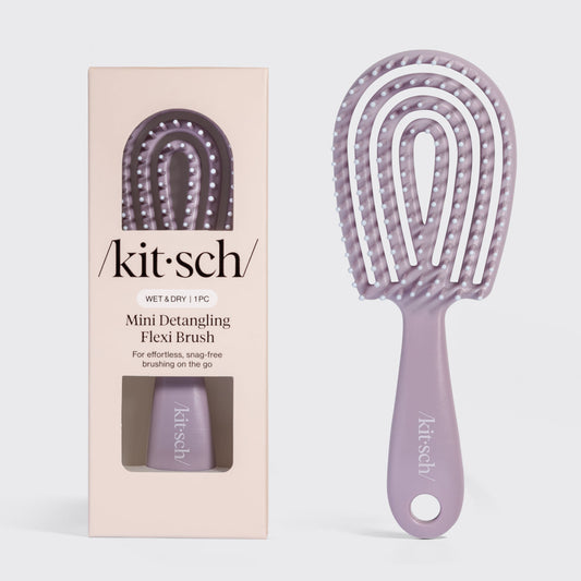Soft Violet Detangling Flexi Brush - Mini