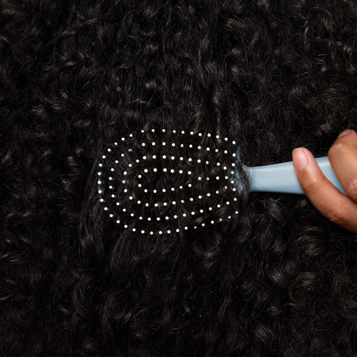 Haze Blue Detangling Flexi Brush - Mini