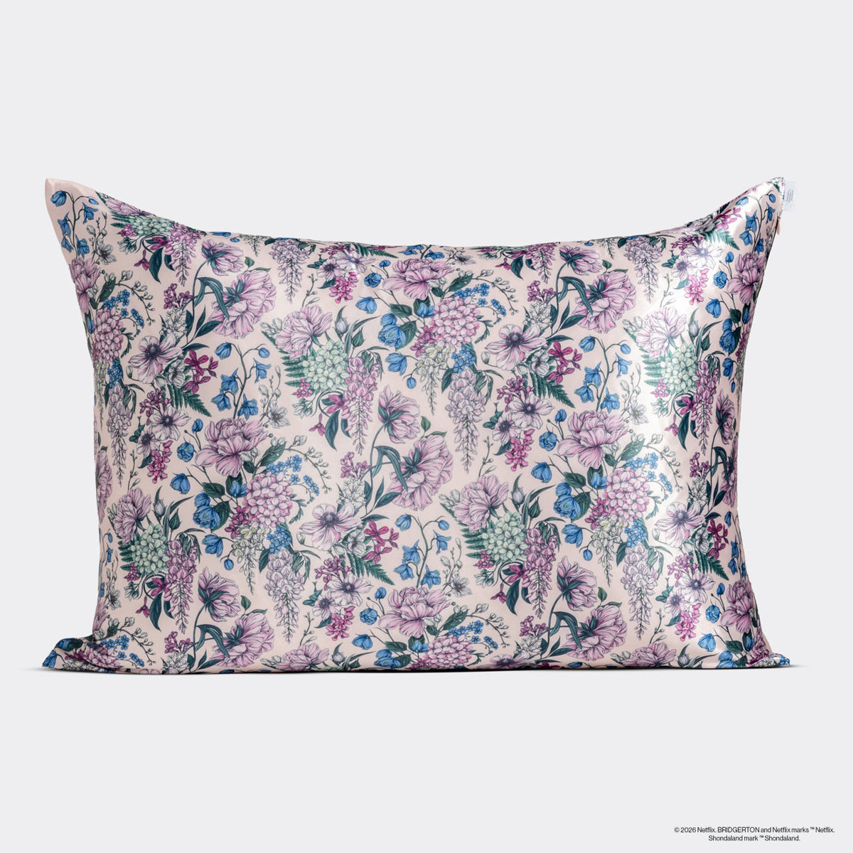 Bridgerton x Kitsch Satin Pillowcase in Wisteria 4 Pack