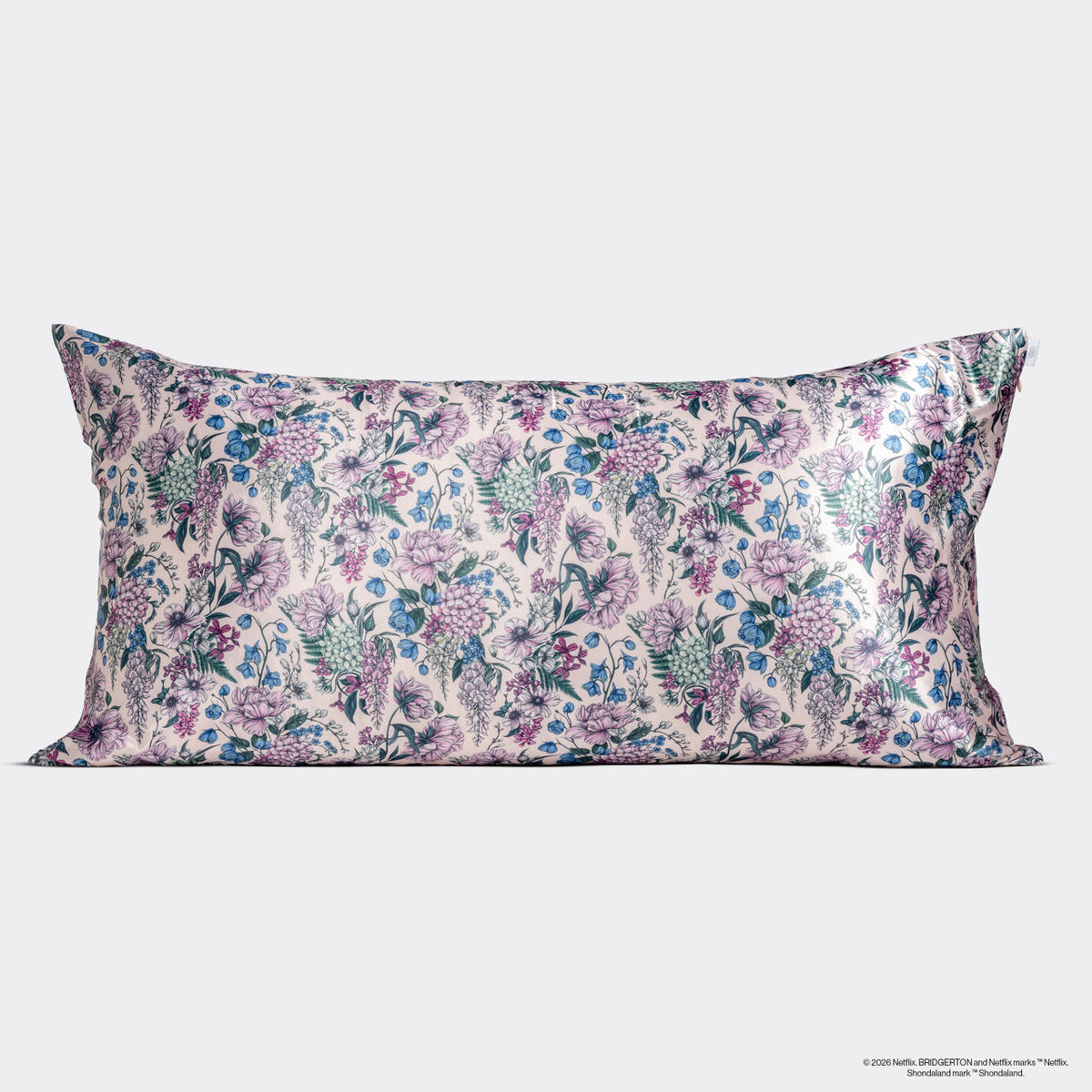 Bridgerton x Kitsch Satin Pillowcase in Wisteria 2 Pack - King