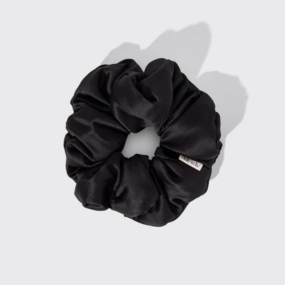 Black Satin Pillow Scrunchies®