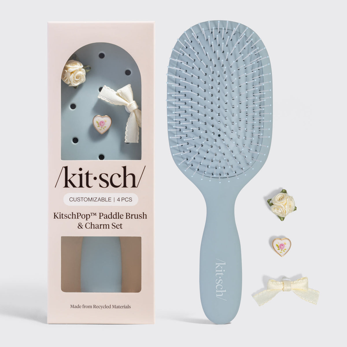 KitschPop™️ Paddle Brush in Haze Blue
