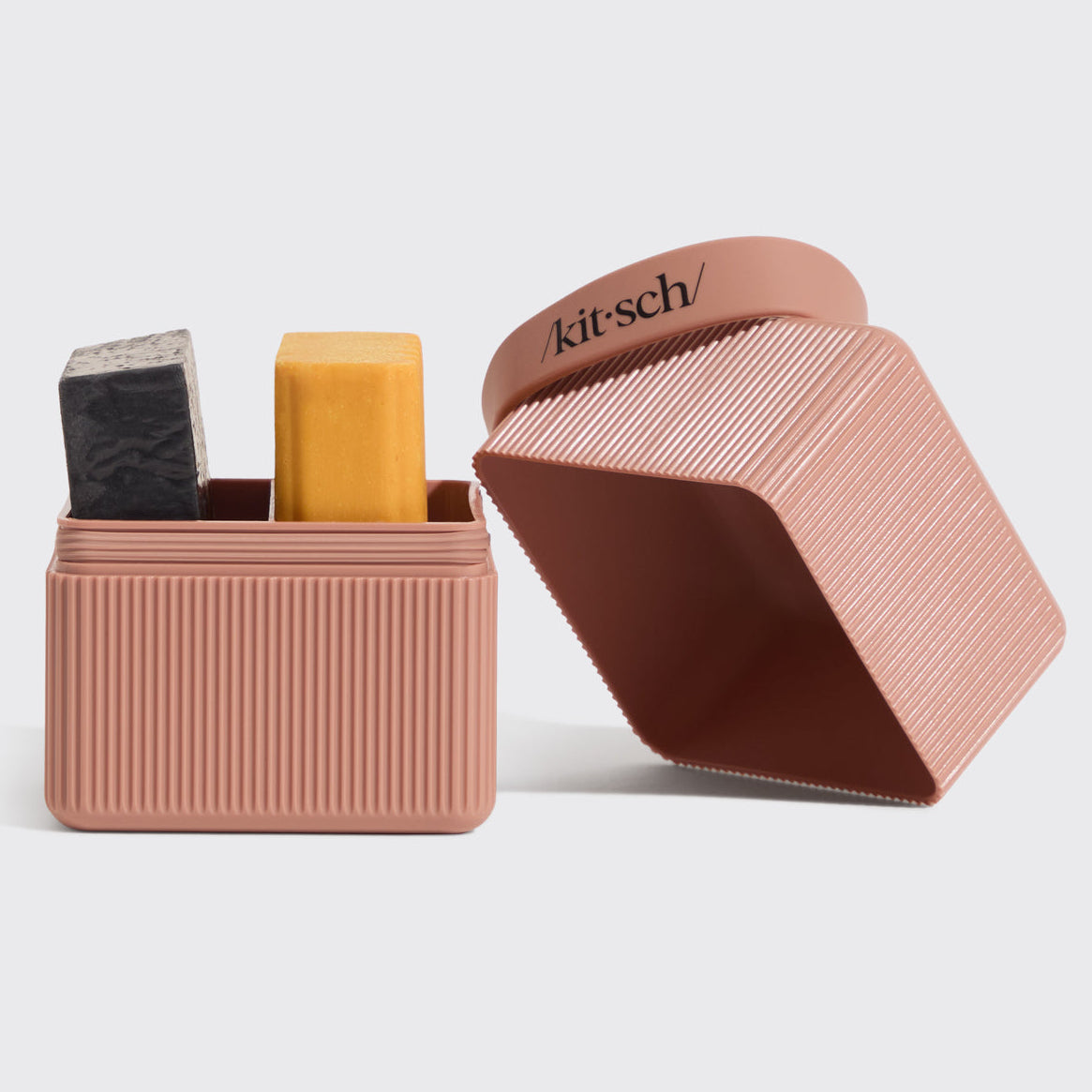 2-Compartment Travel Case - Terracotta