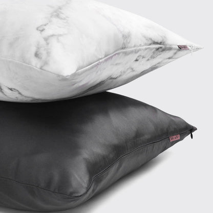 Satin Pillowcase in Charcoal