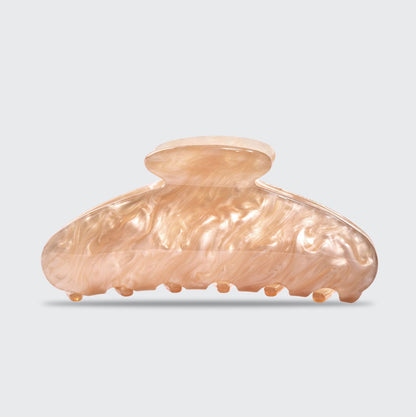 Blonde Marble Claw Clip