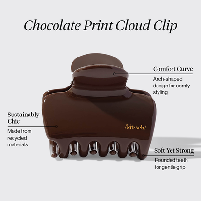 Chocolate Cloud Claw Clip