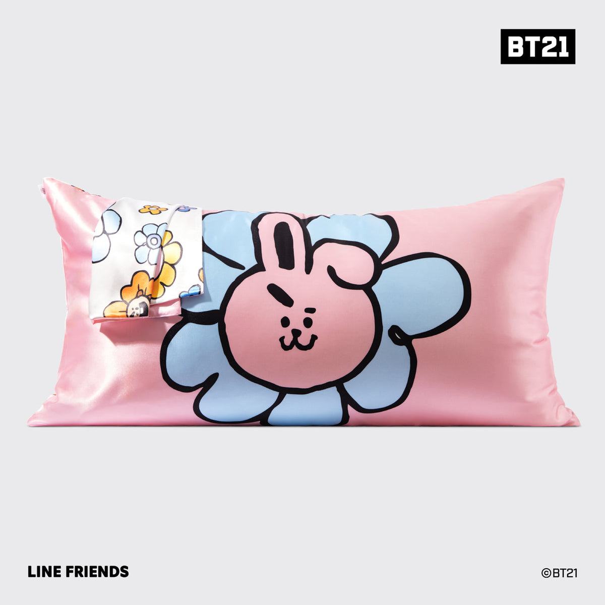 Kitsch x BT21 Satin Pillowcase in COOKY - King