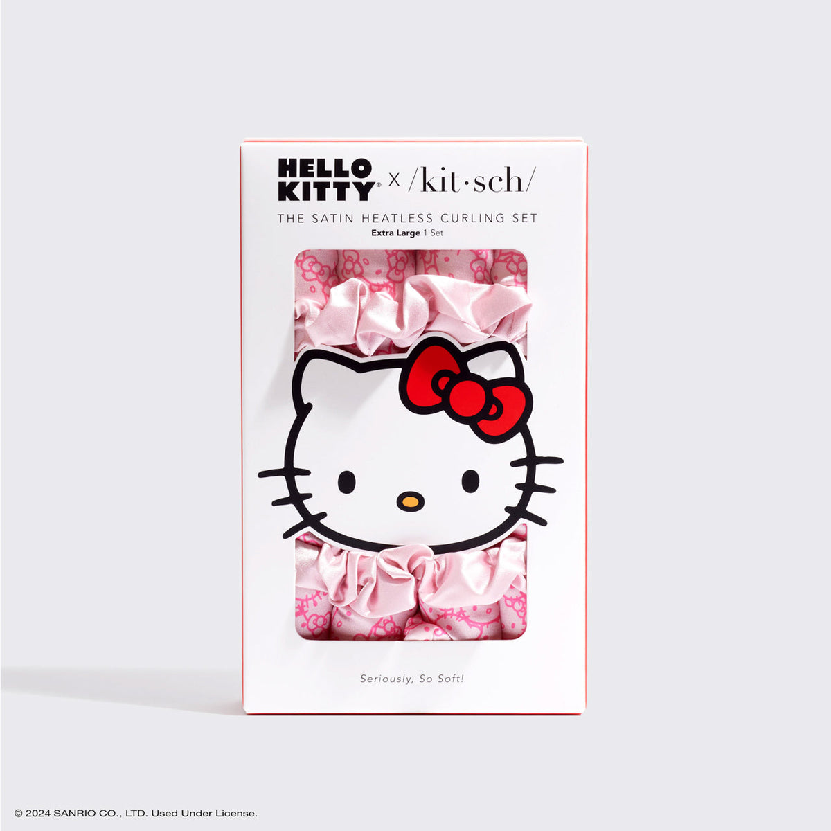 Kitsch x Hello Kitty XL Heatless Curling Set in Hello Kitty Faces