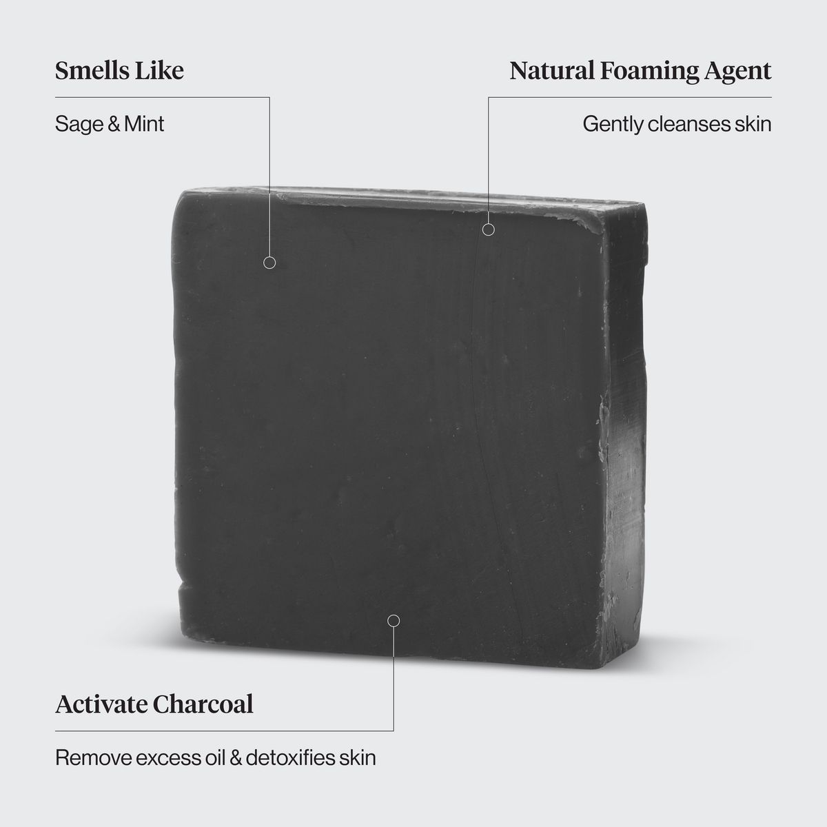Charcoal Detoxifying Solid Body Wash