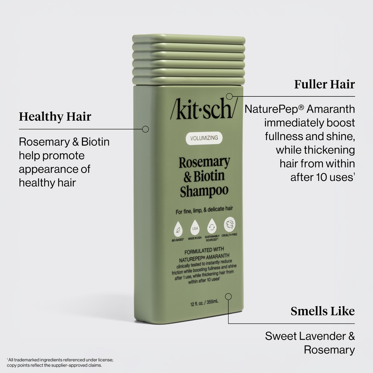 Rosemary & Biotin Volumizing Shampoo & Conditioner Combo