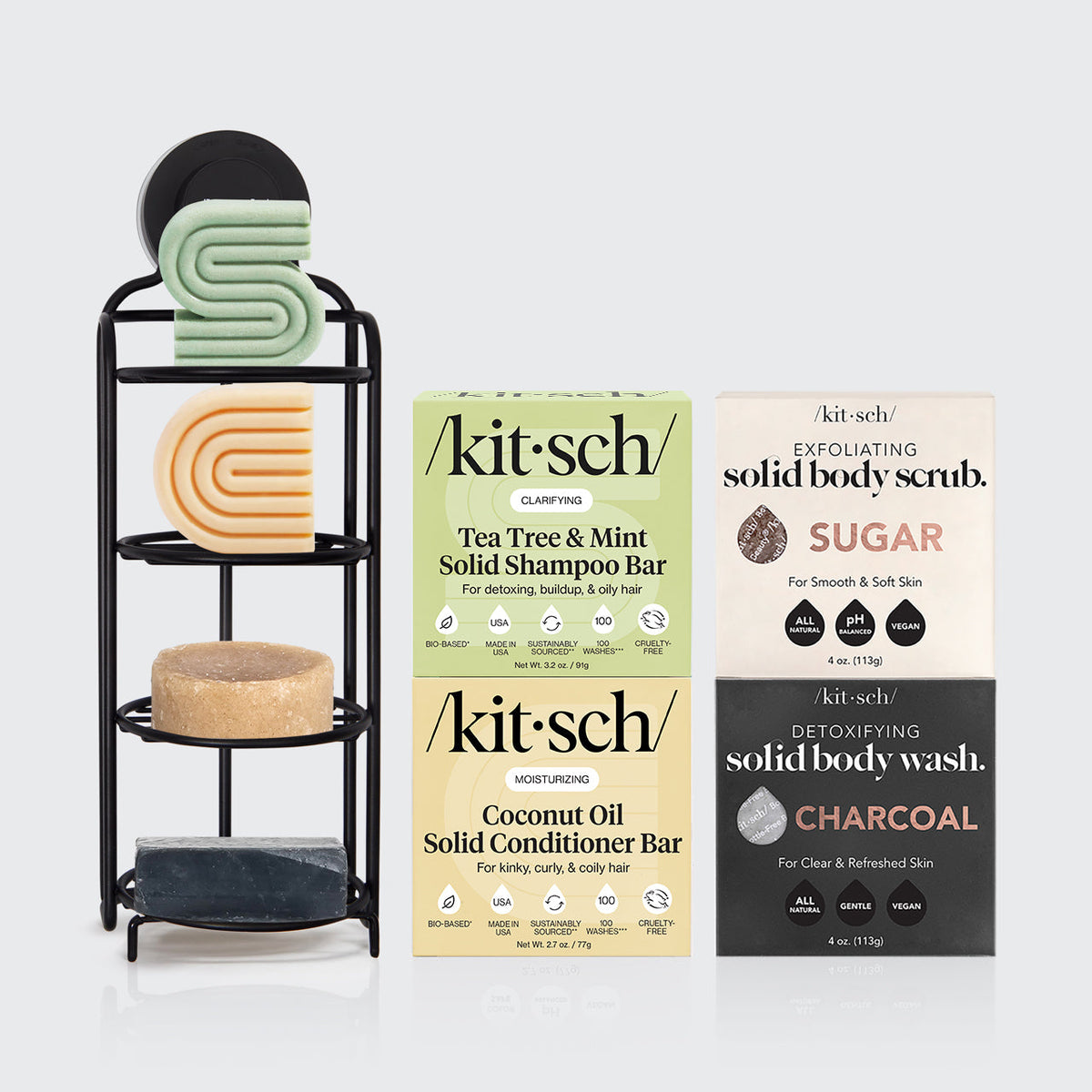 Build Your Own Shampoo & Conditioner with FREE Self-Draining Shower Caddy
