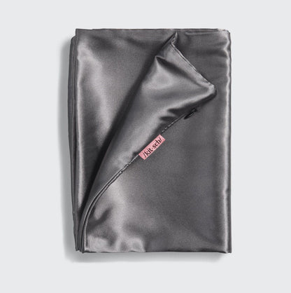Satin Pillowcase in Charcoal